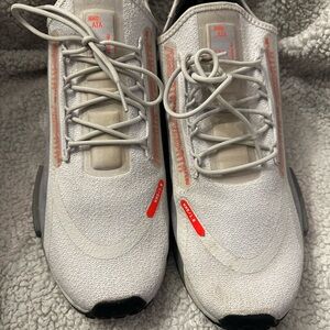 adidas White and Gray Athletic Shoes